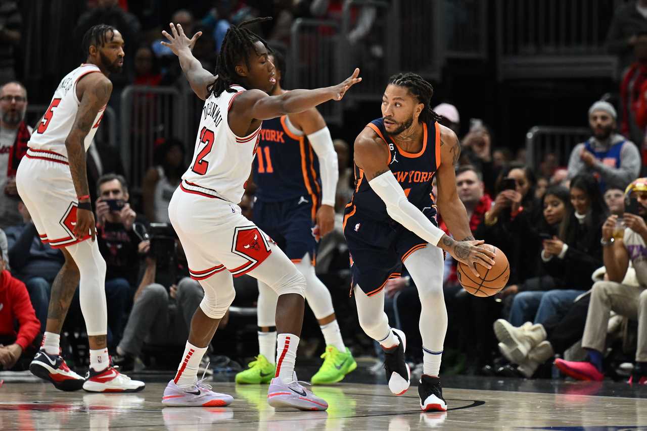 New York Knicks guard Derrick Rose is ‘still in the mix’ As playing time has dwindled, former MVP says he’s enjoying his role as a veteran presence