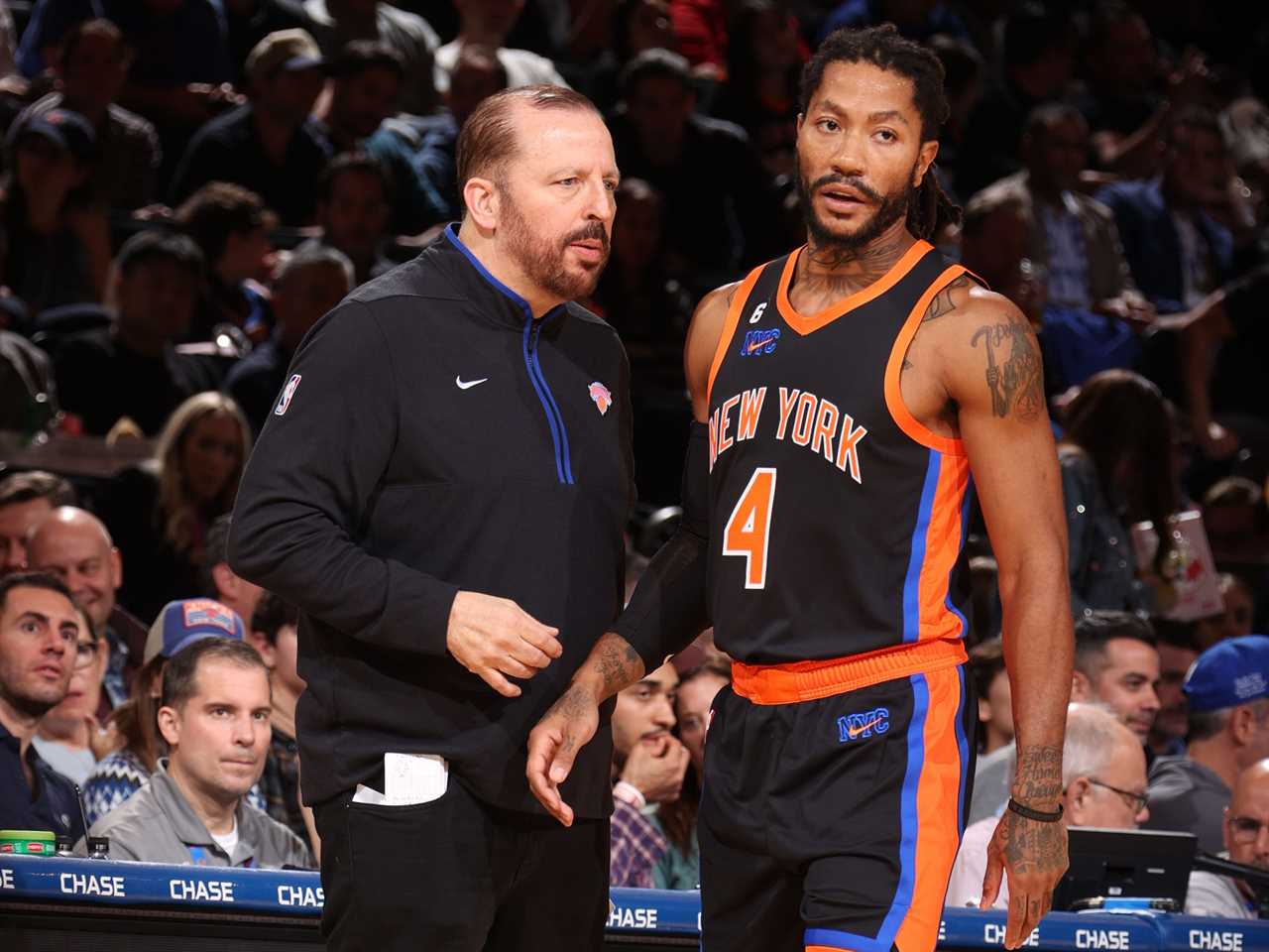 New York Knicks guard Derrick Rose is ‘still in the mix’ As playing time has dwindled, former MVP says he’s enjoying his role as a veteran presence