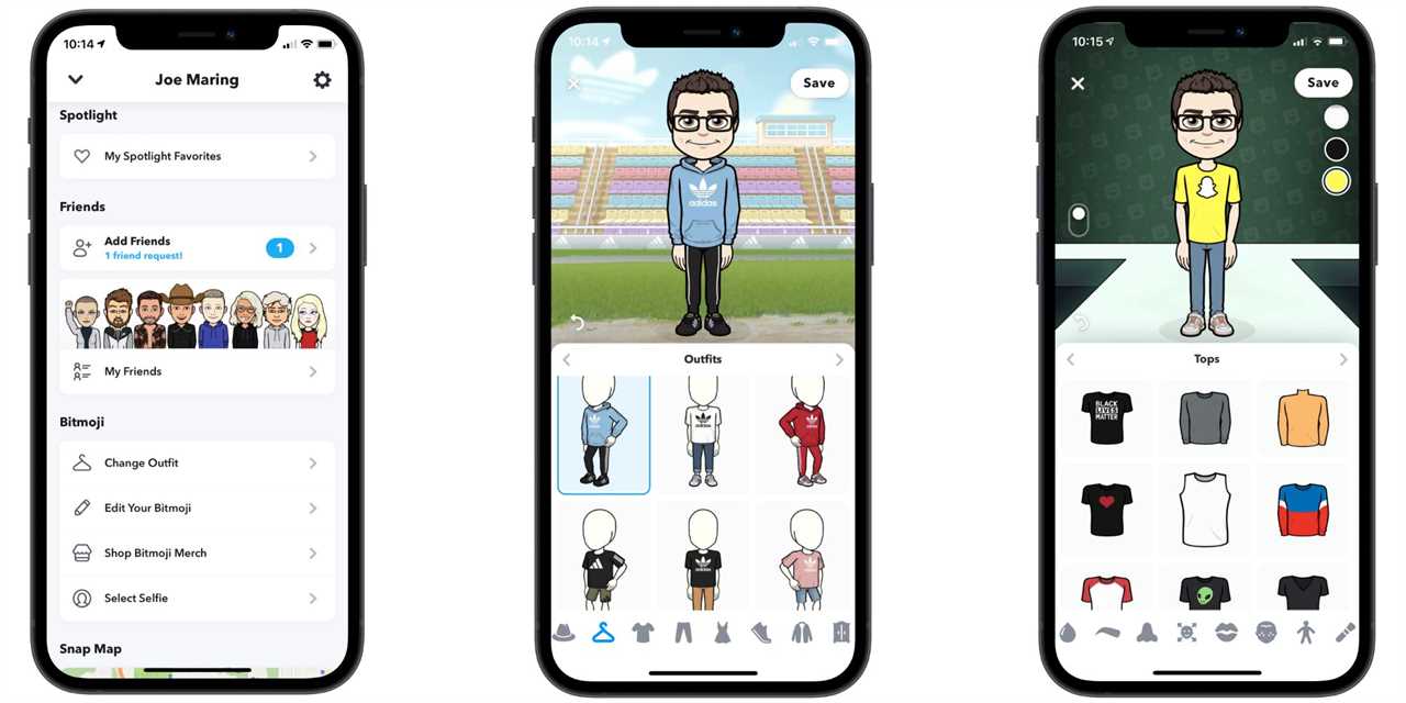 How To Edit Snapchat Bitmoji & Change Outfit | Screen Rant