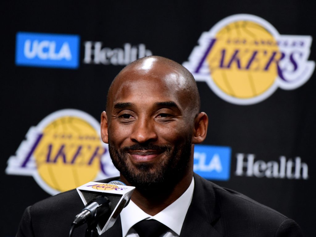 Lakers legend Kobe Bryant, who formed a bond with a former NBA star and his daughter after retirement.