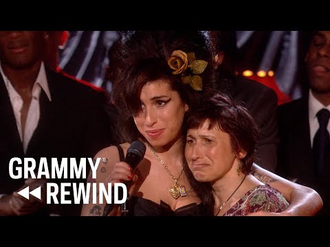 Watch Amy Winehouse Win Record Of The Year For Rehab In 2008 | GRAMMY Rewind