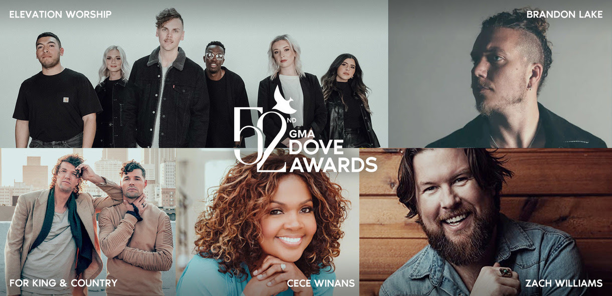 Nominees Announced For 52nd Annual GMA Dove Awards