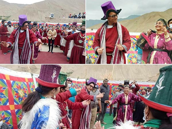 Aamir Khan and Kiran Rao dance together in Ladakh during the shoot of Laal Singh Chaddha 