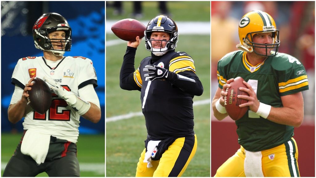 Tom Brady Ben Roethlisberger Brett Favre