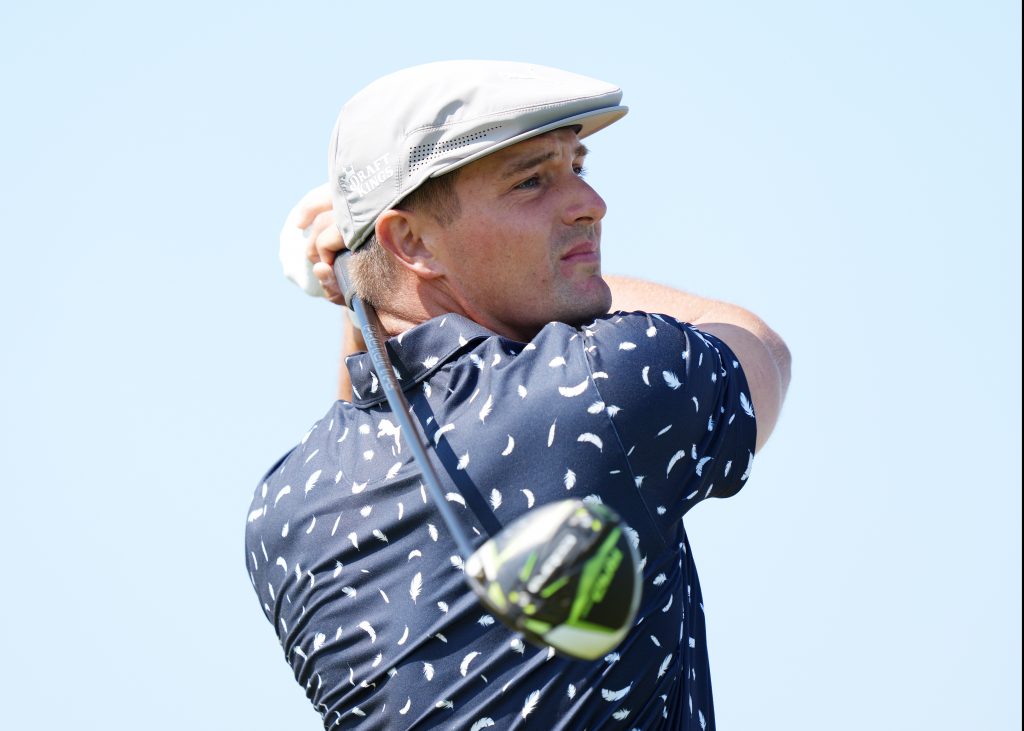 Bryson DeChambeau tees off in Round 1 of the British Open