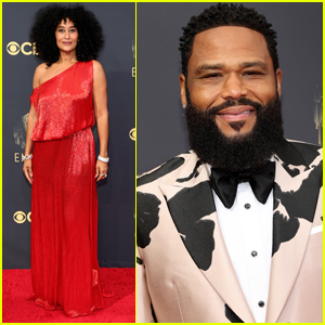 Tracee Ellis Ross & Anthony Anderson Arrive in Style for Emmy Awards 2021