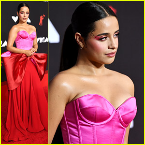 Camila Cabello Wears Bow Shaped Dress For The MTV VMAs 2021