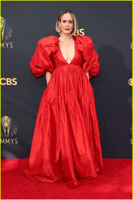 Sarah Paulson at the Emmy Awards 2021