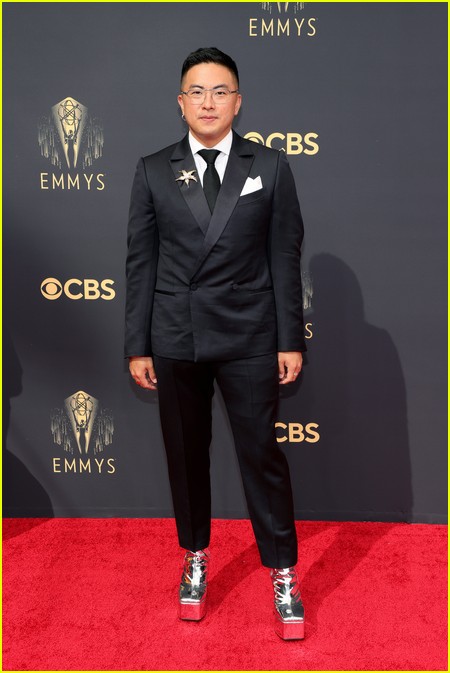 Bowen Yang at the Emmy Awards 2021