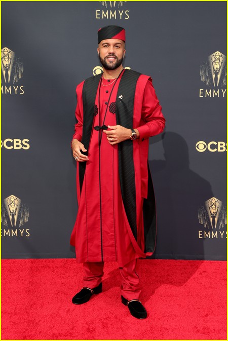 O-T Fagbenle at the Emmy Awards 2021