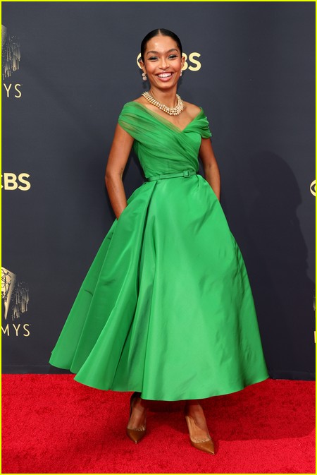 Yara Shahidi at the Emmy Awards 2021