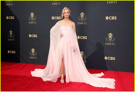 Beth Behrs at the Emmy Awards 2021