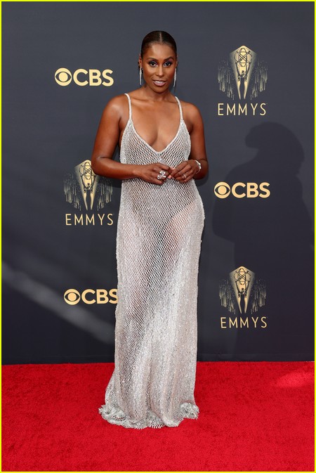 Issa Rae at the Emmy Awards 2021