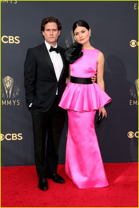 Phillipa Soo and Steven Pasquale at the Emmy Awards 2021