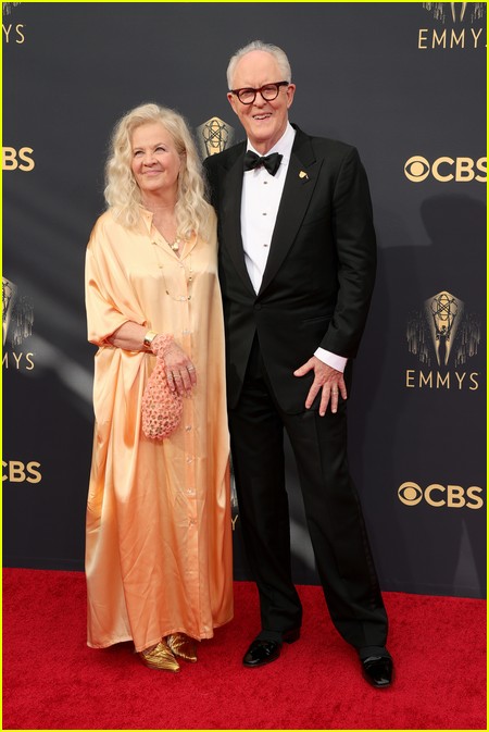 John Lithgow and wife Mary Yeager at the Emmy Awards 2021