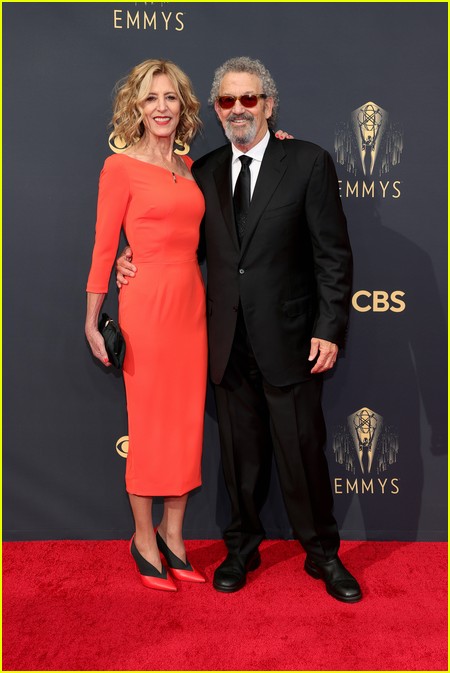 Christine Lahti and Thomas Schlamme at the Emmy Awards 2021