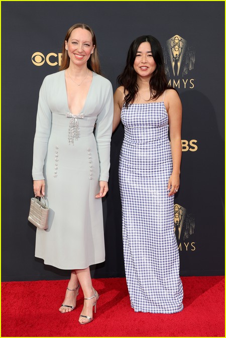 Anna Konkle and Maya Erskine at the Emmy Awards 2021