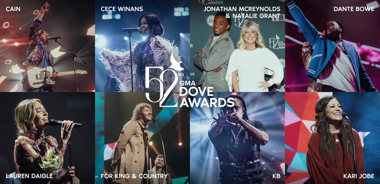 Winners Announced For 52nd Annual Dove Awards