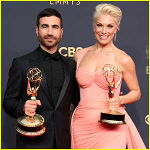 'Ted Lasso' Stars Brett Goldstein & Hannah Waddingham Celebrate Their Emmys 2021 Wins!