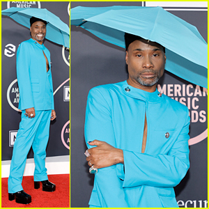 Billy Porter Rocks An Umbrella Hat For American Music Awards 2021!