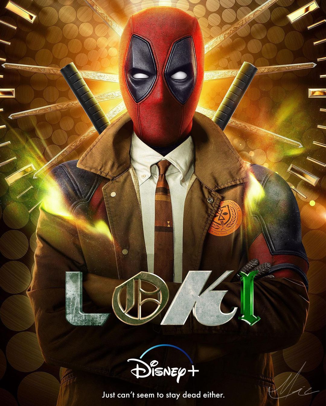 Deadpool Joins The TVA In Awesome Loki Fan Art