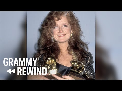 Watch Bonnie Raitt & Don Was Win Album Of The Year For 'Nick Of Time' In 1990 | GRAMMY Rewind