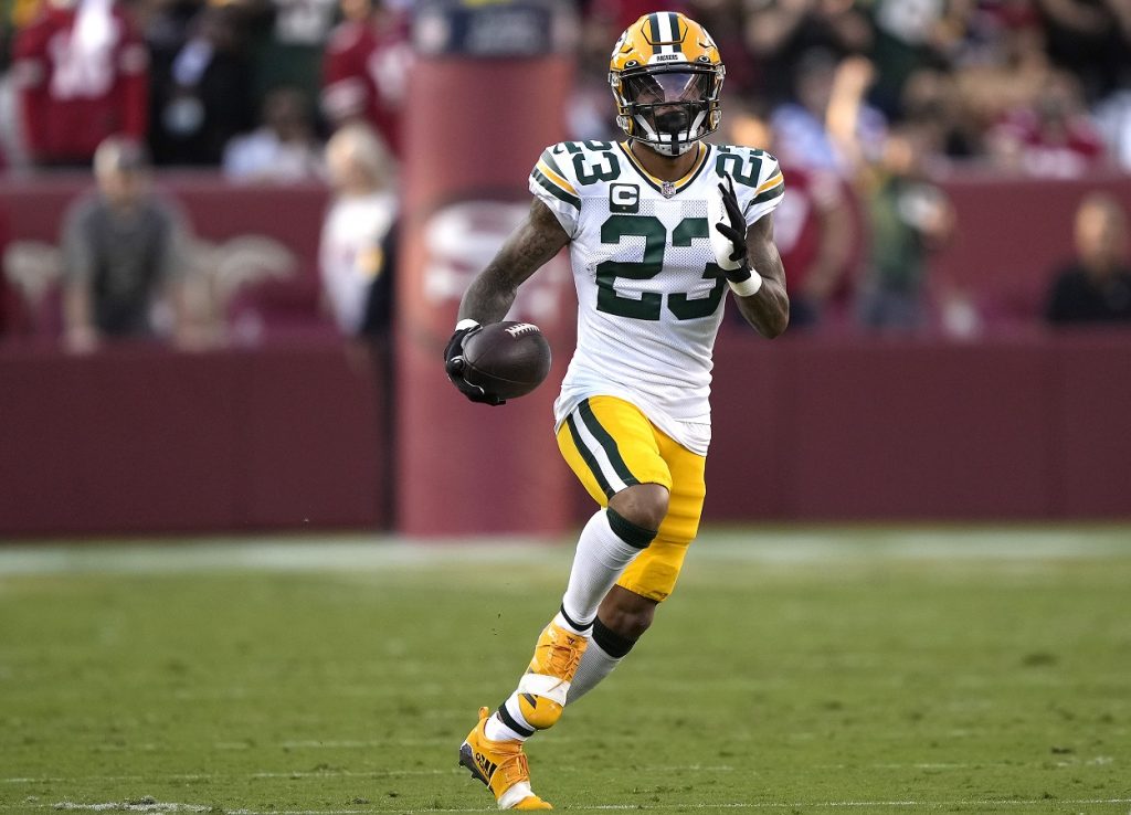 Packers cornerback Jaire Alexander 