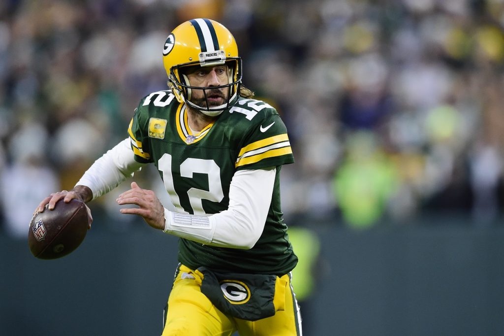 Green Bay Packers QB Aaron Rodgers 