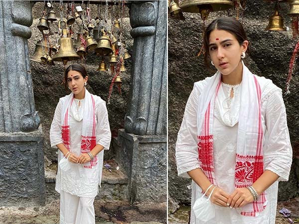 Sara Ali Khan visits Kamakhya temple over the weekend 