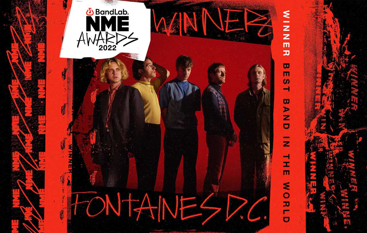 BandLab NME Awards 2022 Best Band In The World Fontaines D.C