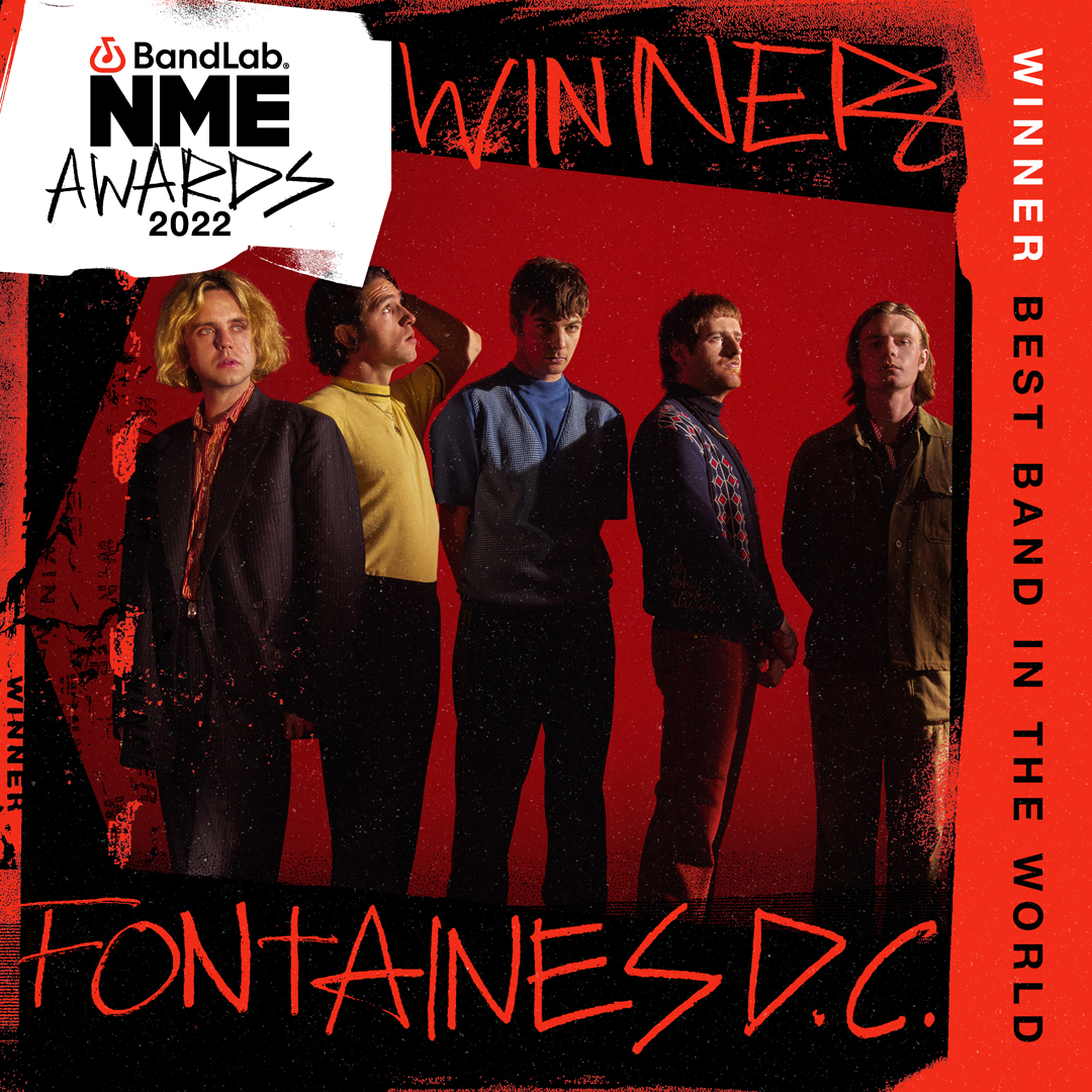 BandLab NME Awards 2022 Best Band In The World Fontaines D.C