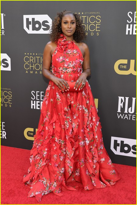 Issa Rae (Insecure) on the BAFTAs red carpet