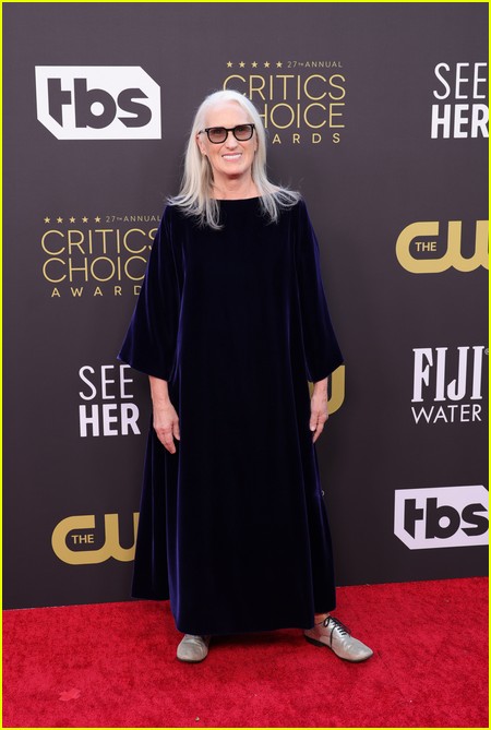 Jane Campion (The Power of the Dog) on the Critics Choice red carpet