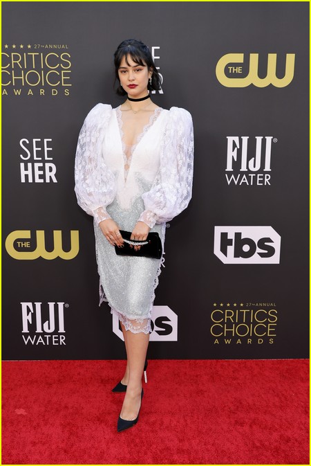 Courtney Eaton (Yellowjackets) on the Critics Choice red carpet