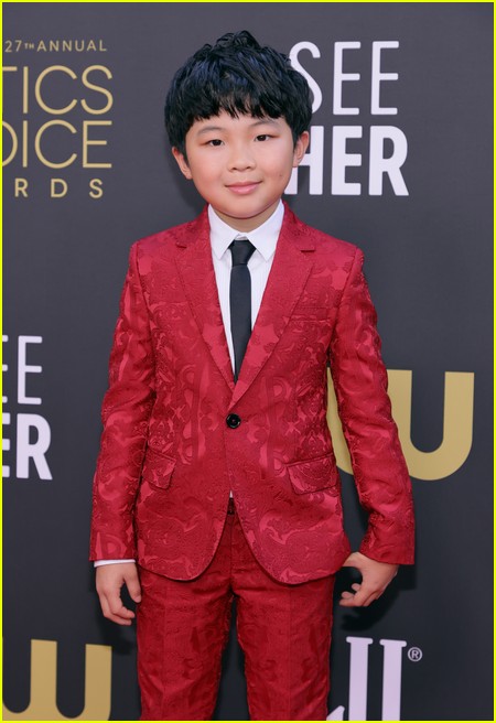 Alan Kim (presenter) at the Critics Choice Awards 2022