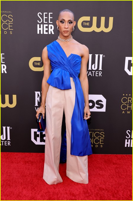 Michaela Jae Rodriguez (Pose) at the Critics Choice Awards 2022