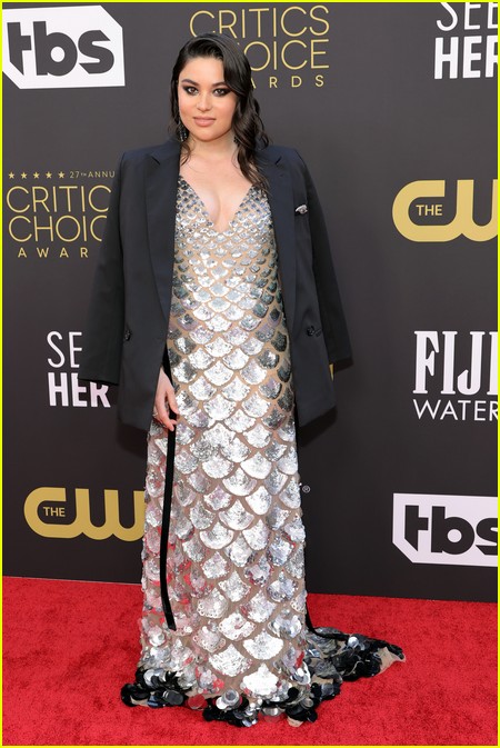 Devery Jacobs (Reservation Dogs) at the Critics Choice Awards 2022