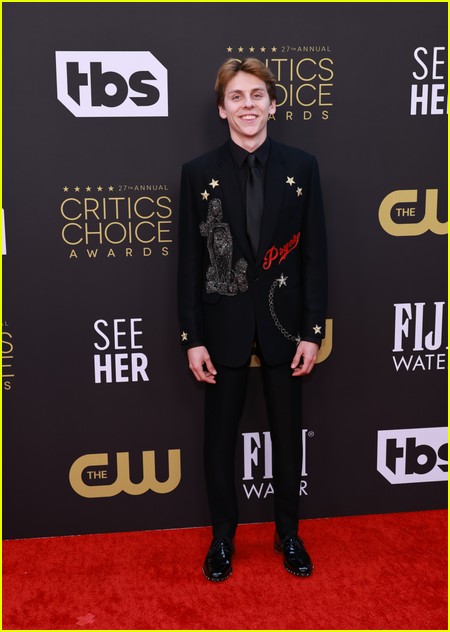 Jacob Bertrand (Cobra Kai) at the Critics Choice Awards 2022