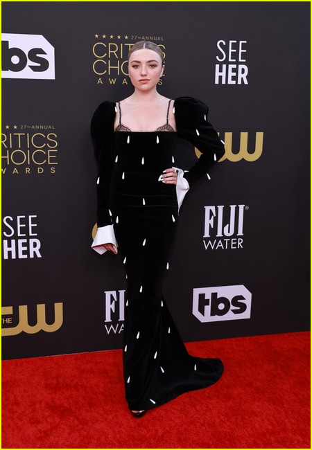 Peyton List (Cobra Kai) at the Critics Choice Awards 2022