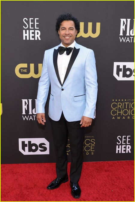 Jon Huertas (This Is Us) on the Critics Choice red carpet