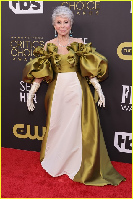 Rita Moreno (West Side Story) on the Critics Choice red carpet