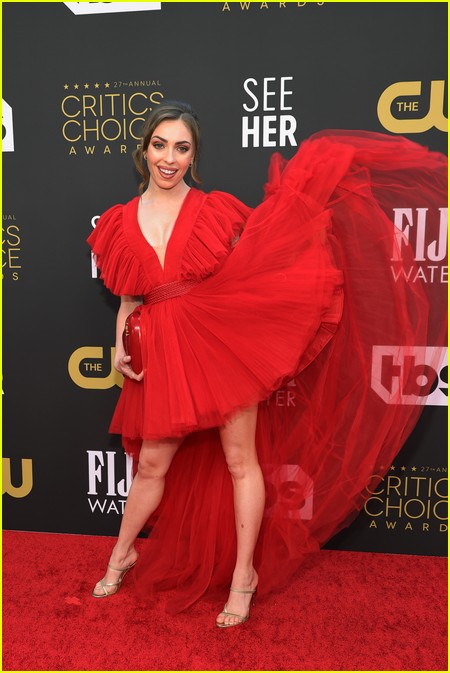 Isabella Ward (West Side Story) at the Critics Choice Awards 2022