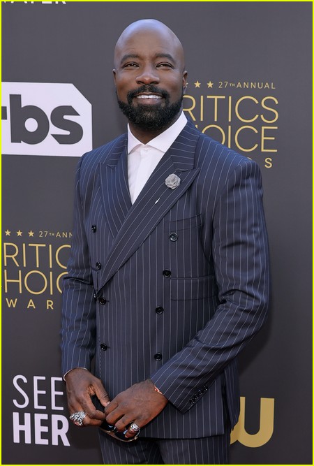 Mike Colter (Evil) at the Critics Choice Awards 2022