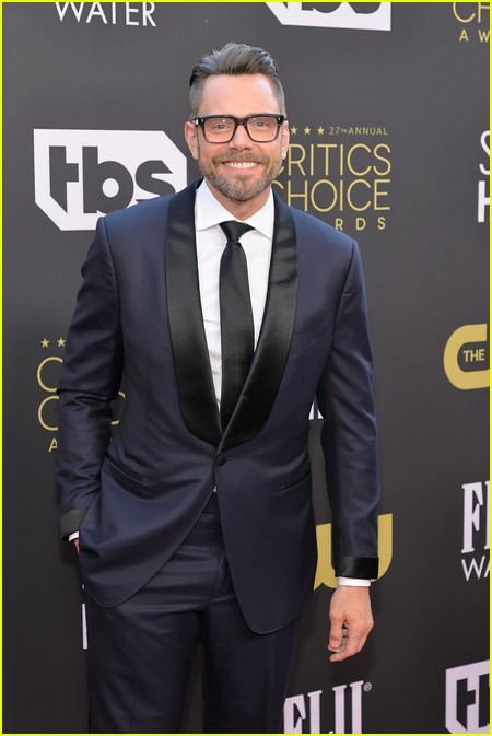 Joel McHale (presenter) on the BAFTAs red carpet