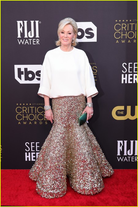 Jean Smart (Hacks) on the Critics Choice red carpet