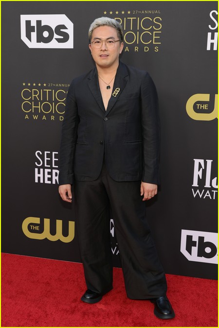 Bowen Yang (Saturday Night Live) on the Critics Choice red carpet