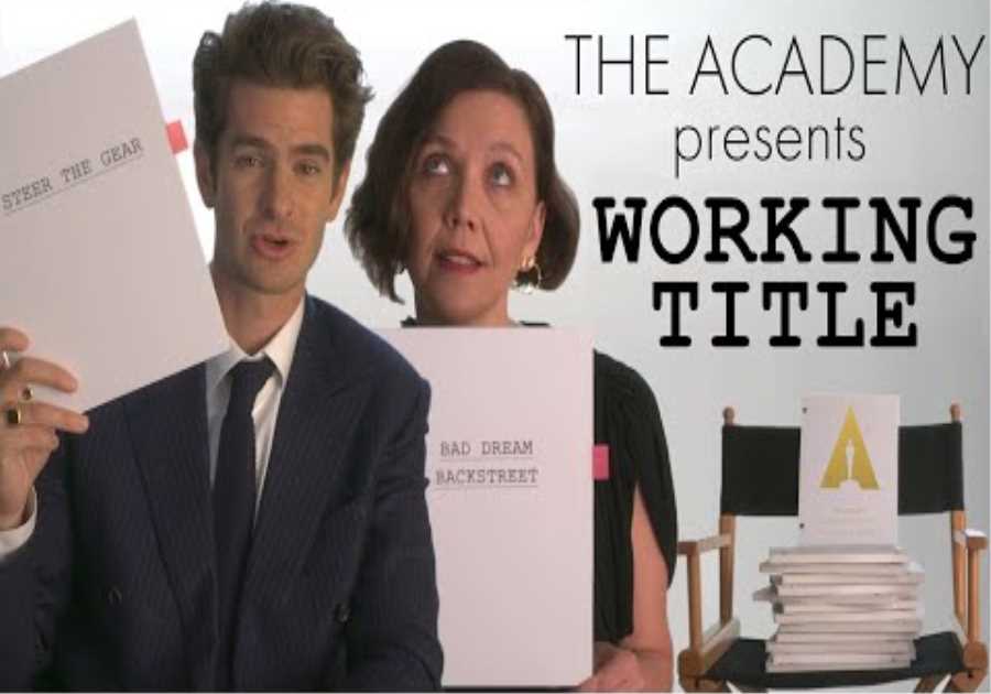 Oscar Nominees Guess Movies From Working Titles | Feat. Andrew Garfield, Maggie Gyllenhaal, And More