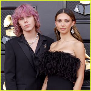 Best New Artist Nominee The Kid LAROI & Girlfriend Katarina Deme Arrive at Grammys 2022