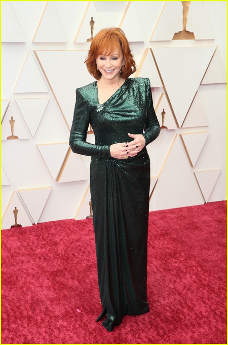 Reba McEntire on the Oscars 2022 red carpet