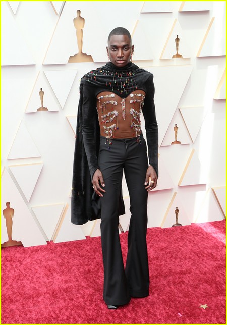 Rickey Thompson on the Oscars 2022 red carpet